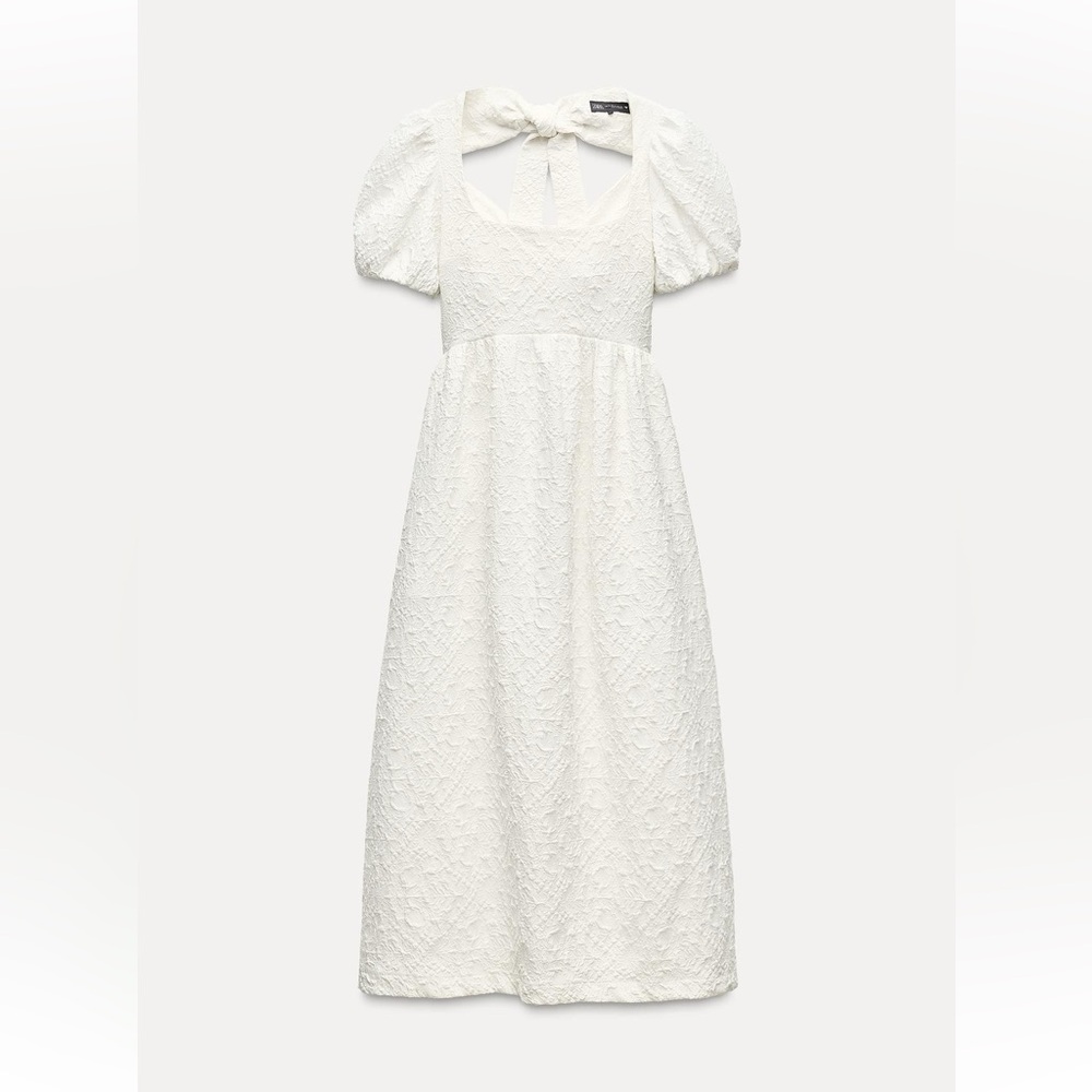 Zara White Maxi Dress
